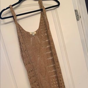Fringe crochet duster